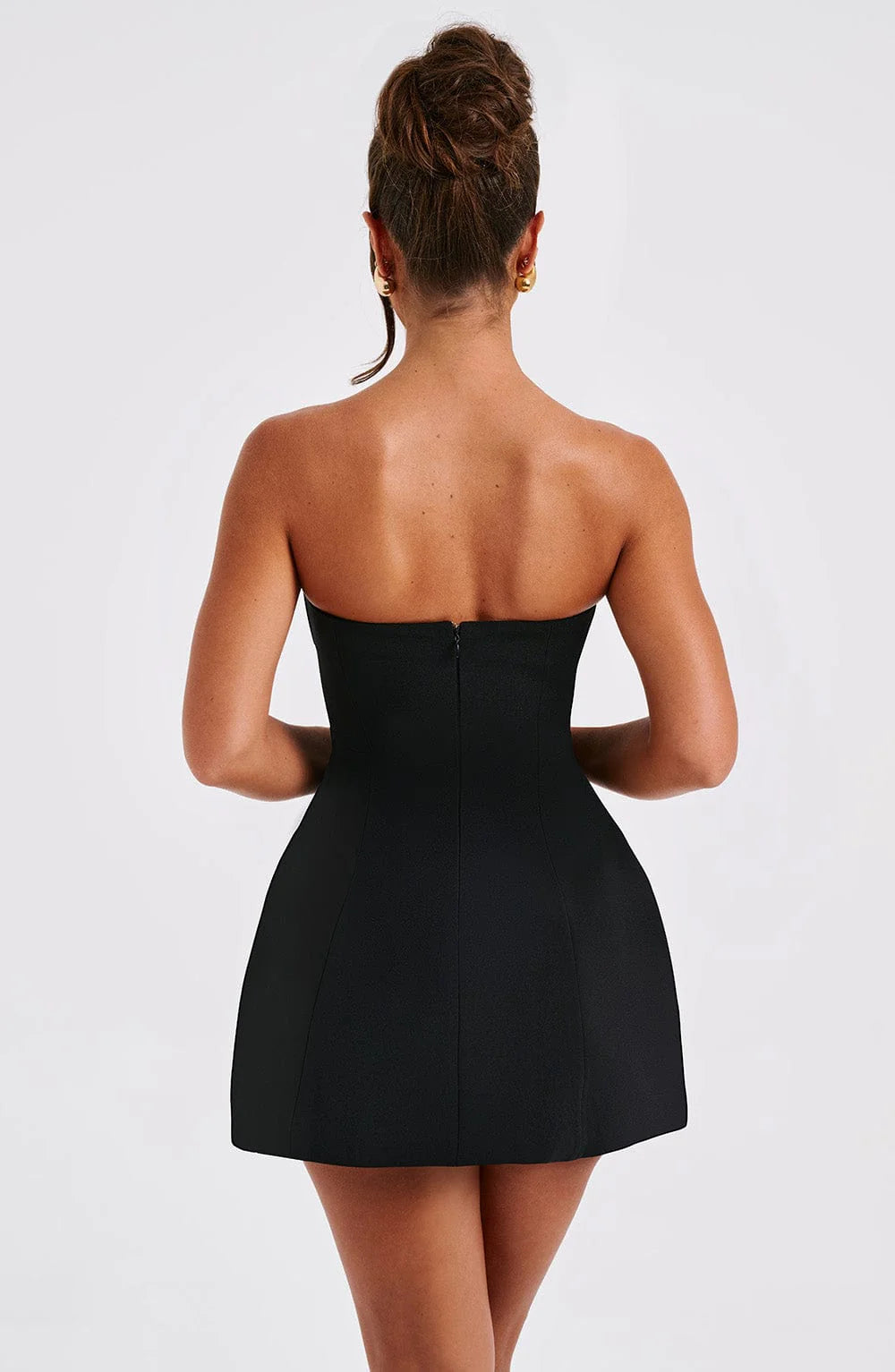 Vestido Curto Sem Alças Alfaiataria Modern Kiara