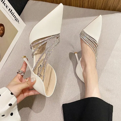 Salto Agulha com Strass - LuxStep Bella